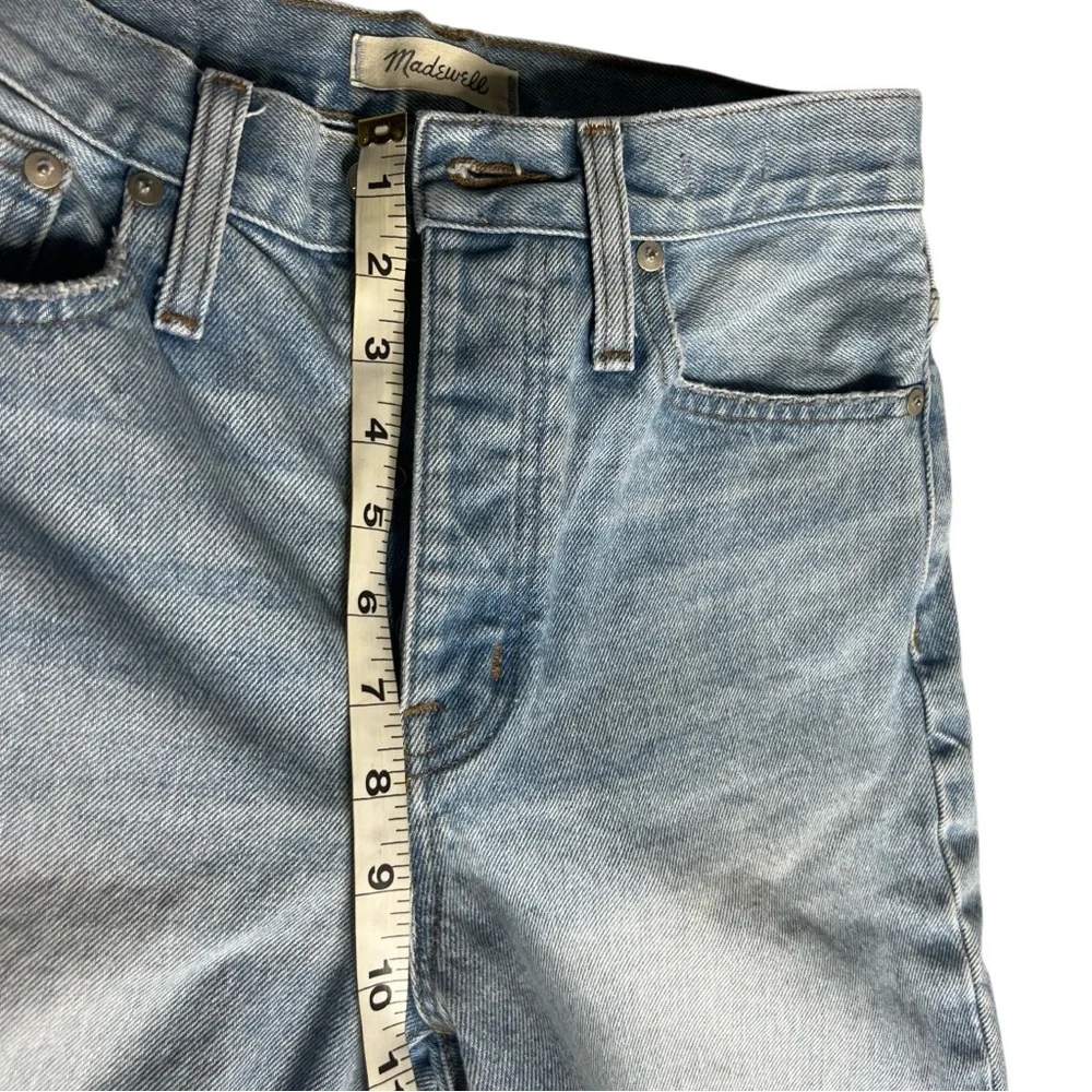 Madewell Classic Jean Straight Leg with Rips - Picture 8 of 10